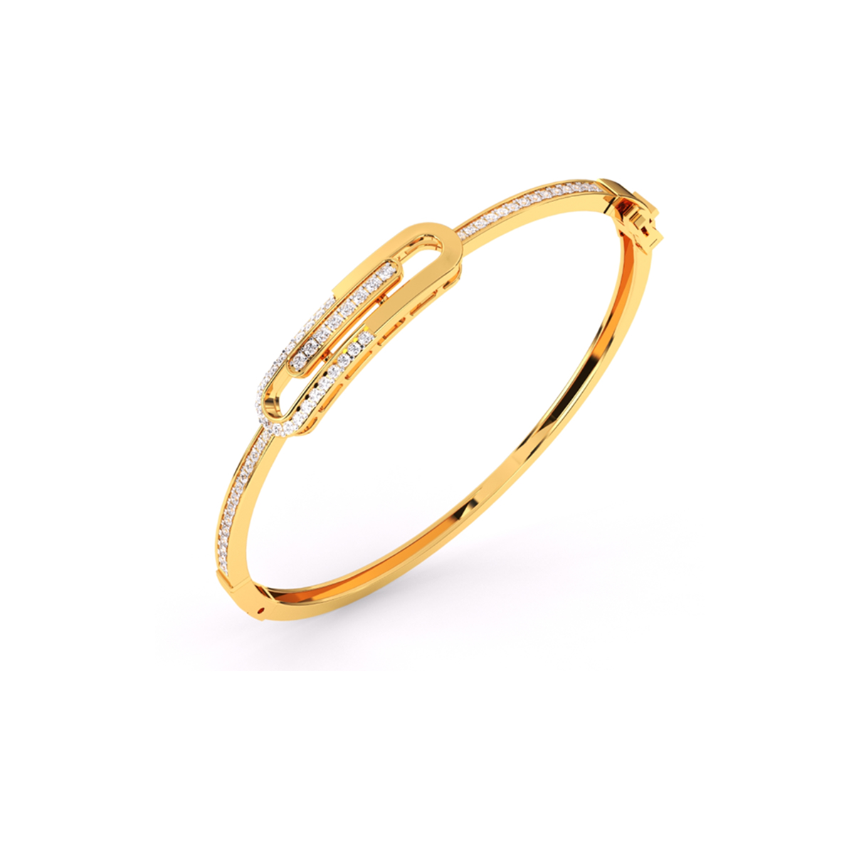 Stylish Diamond Bangle Bracelet